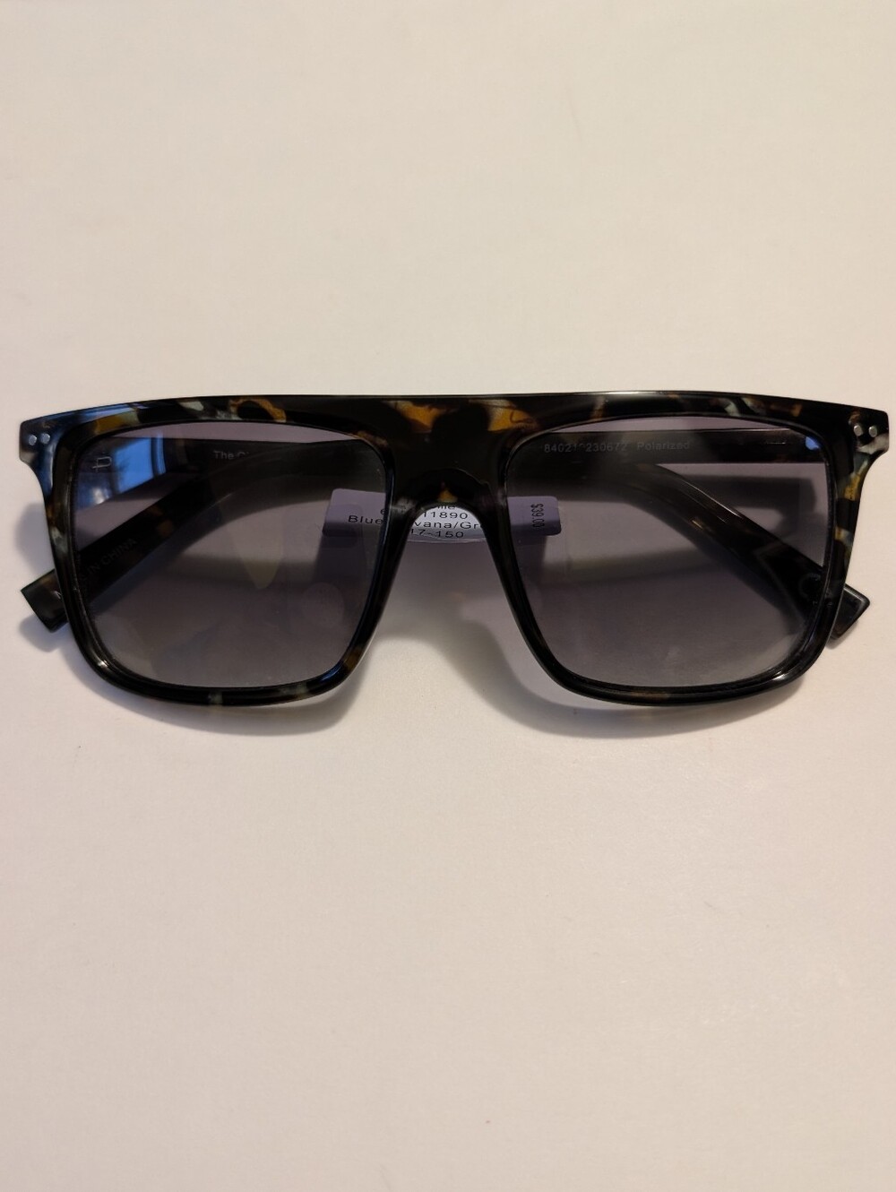 Prive Revaux Men's Rx'able Polarized Sunglasses 'The Ollie', Havana NWT